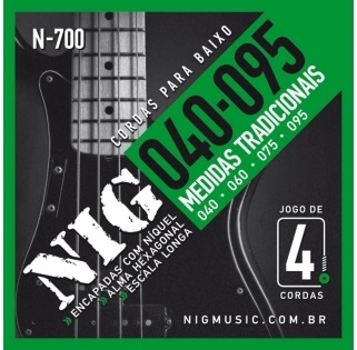Encordoamento Contrabaixo 4 cordas - Nig